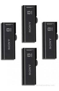 Sony USM8GR/BZ 8 GB Pen Drive(Black)